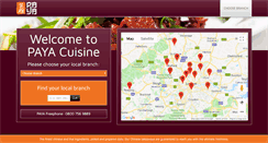 Desktop Screenshot of paya-cuisine.co.uk